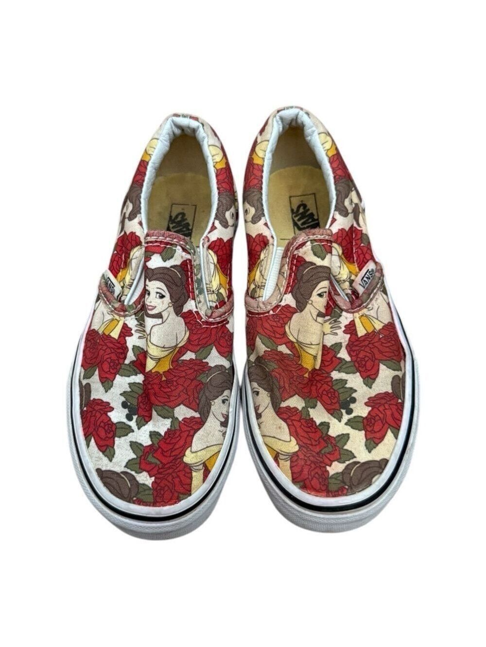 Vans Disney Princess Belle Beauty and The Beast Slip-On Shoes - Picture 2 of 8